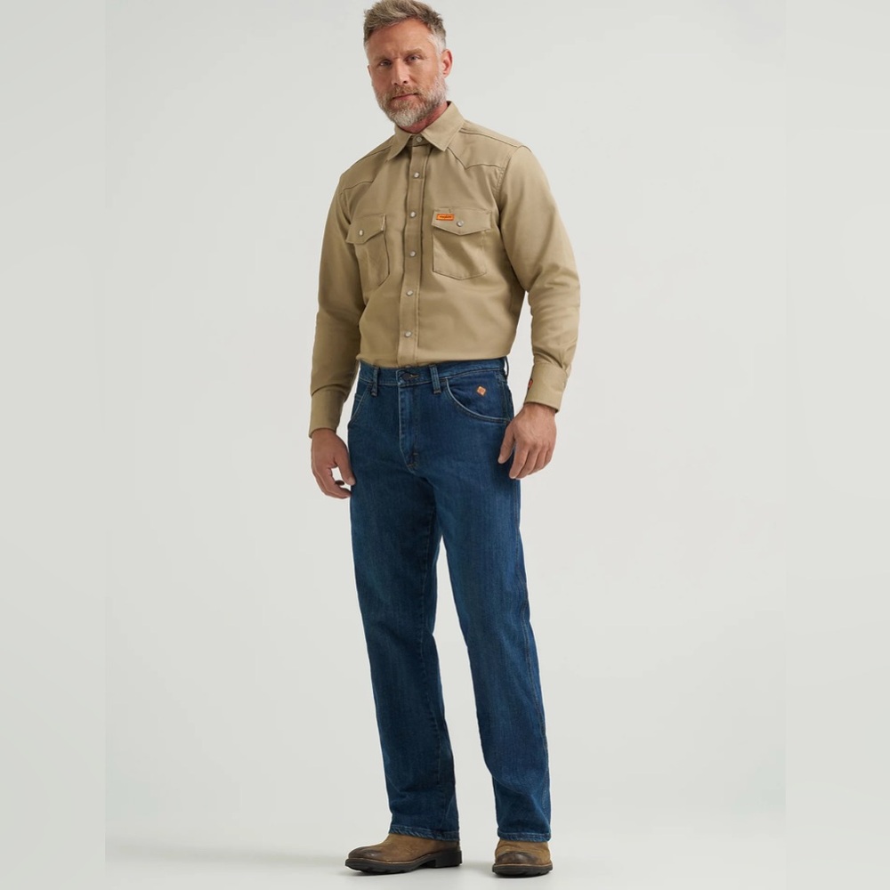 Wrangler FR Advanced Comfort Blue Jeans  Men’s 48 X 30 NWT